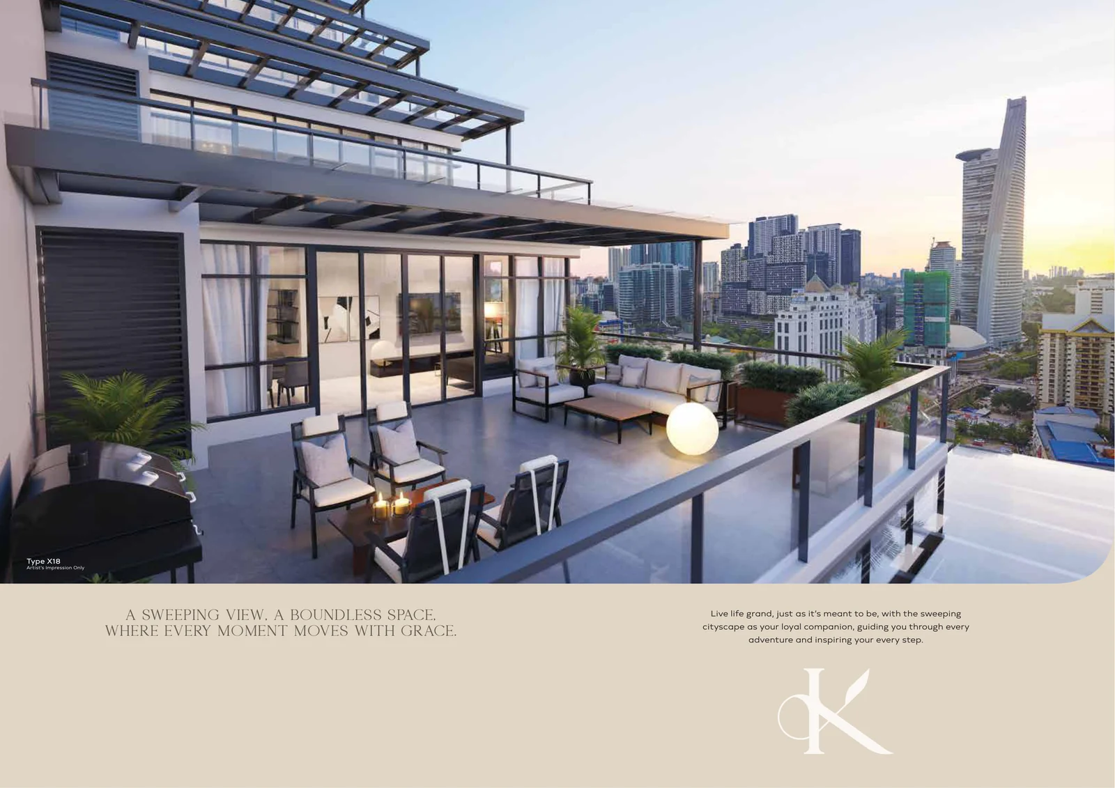 khaya residences sky lounge artist impression