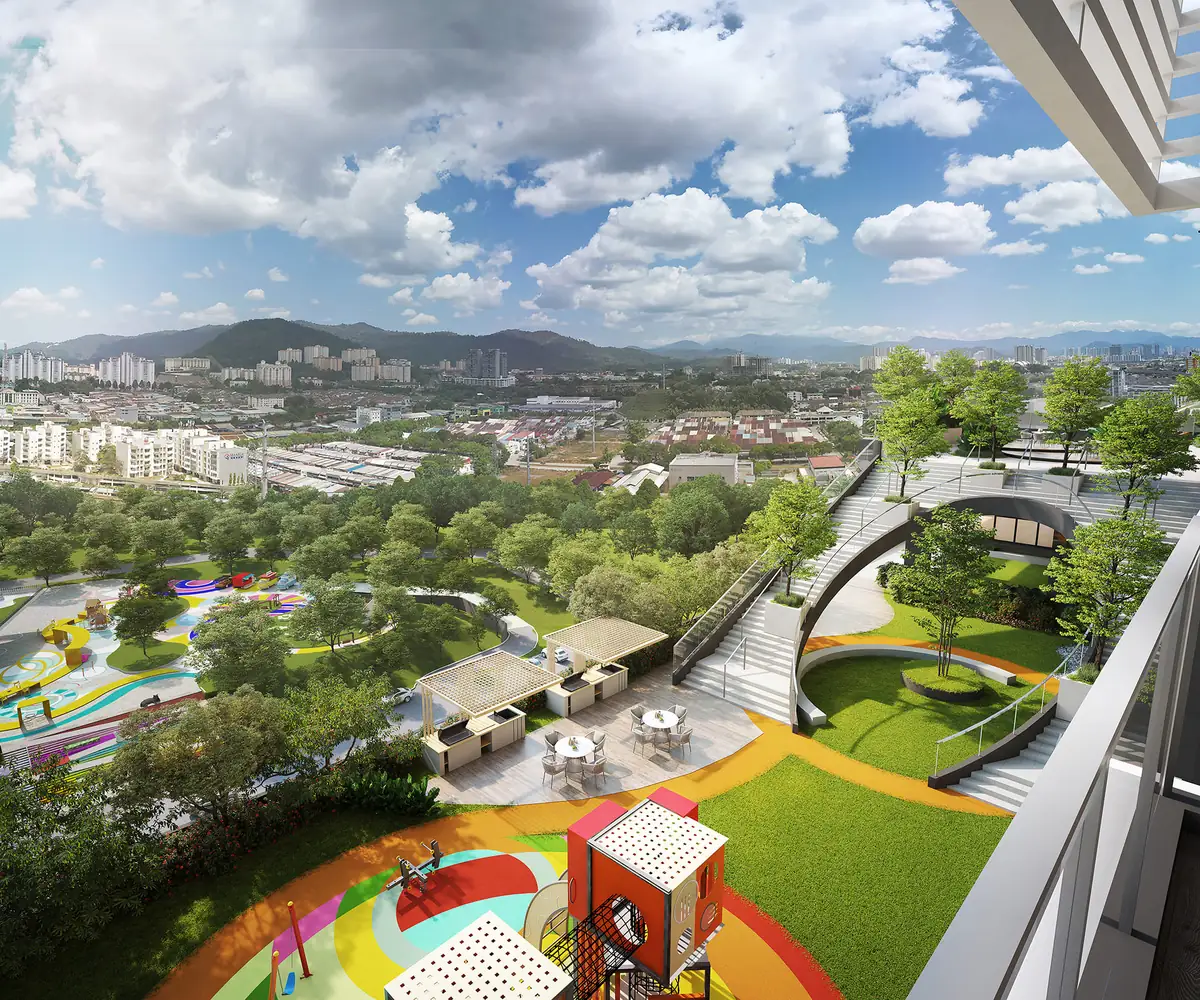 Laverra Residences balcony park