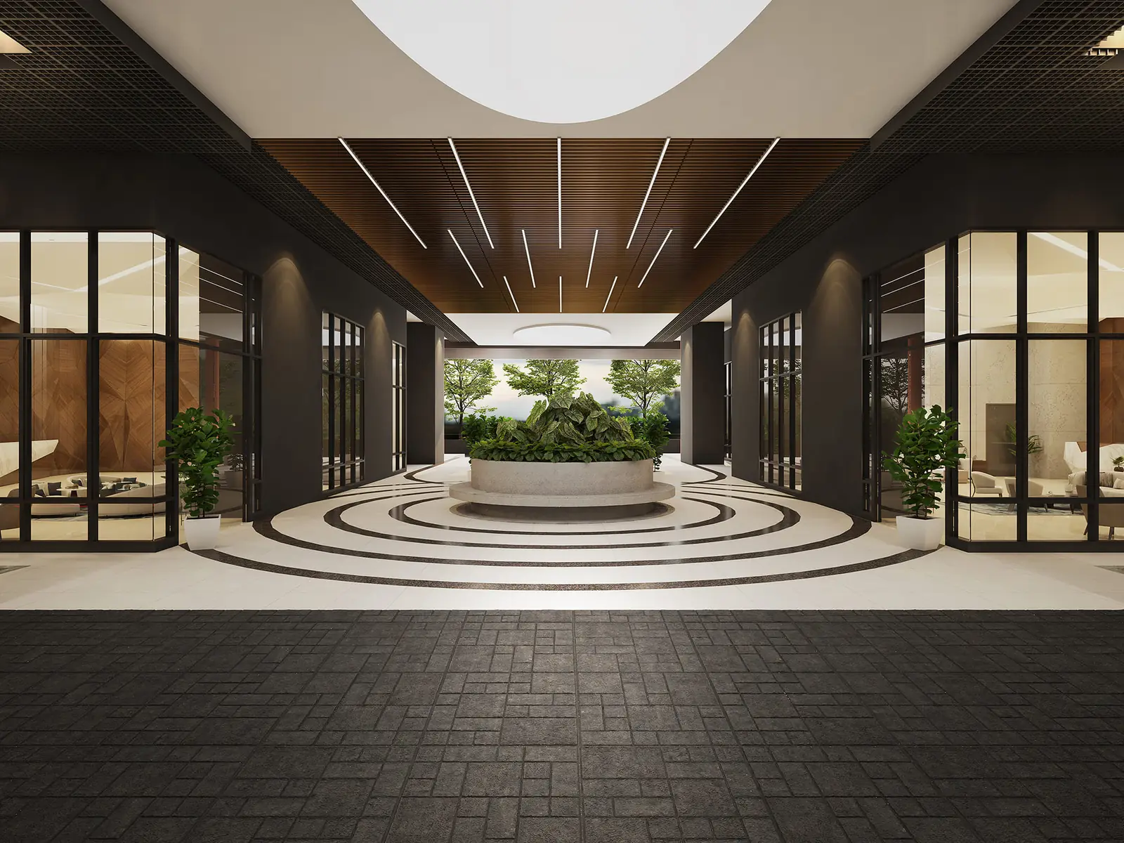 Laverra Residences drop off lobby