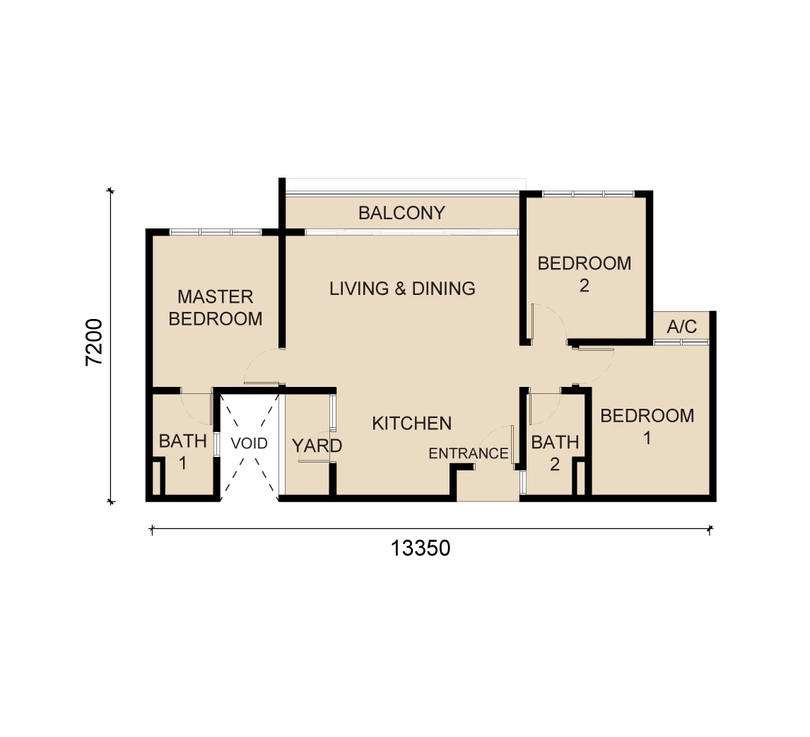 Type B Floor Plan