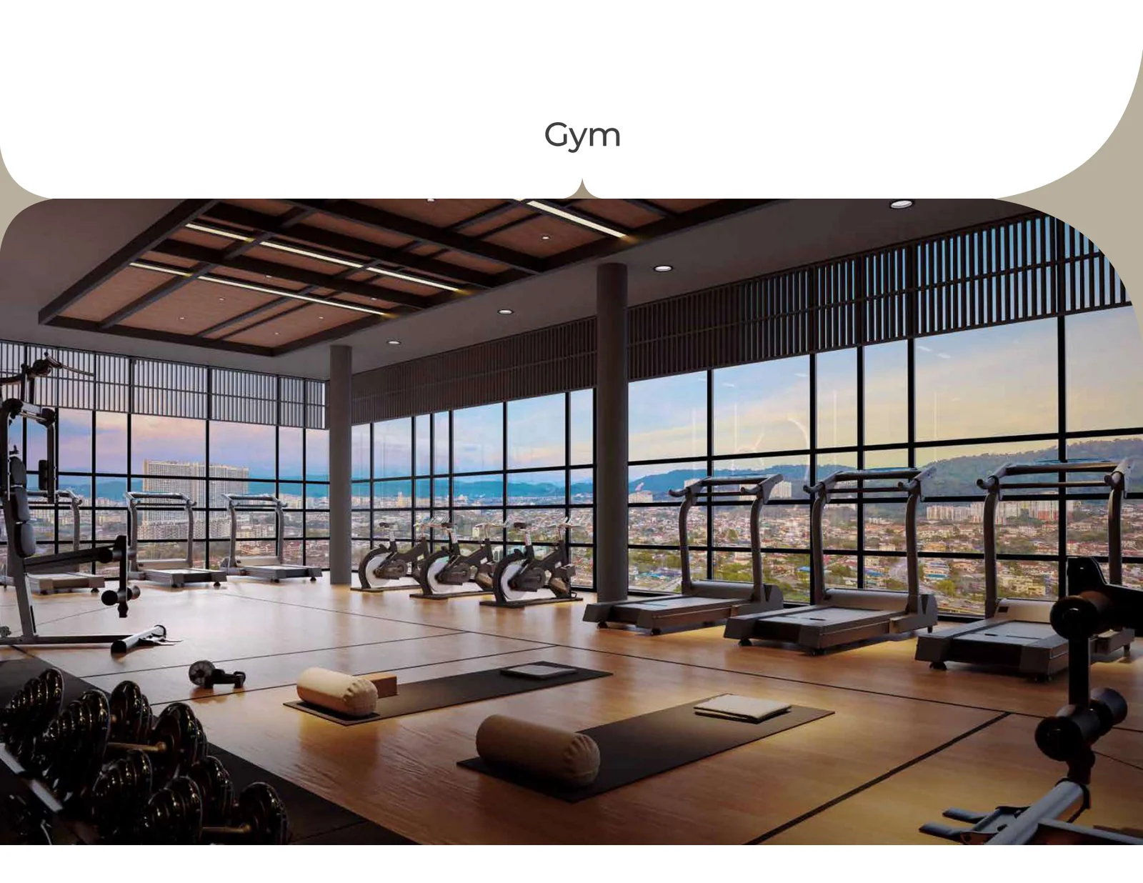 levia residence gym artist impression