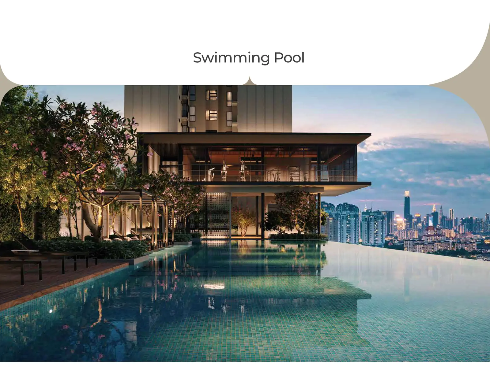 levia residence swimming pool artist impression