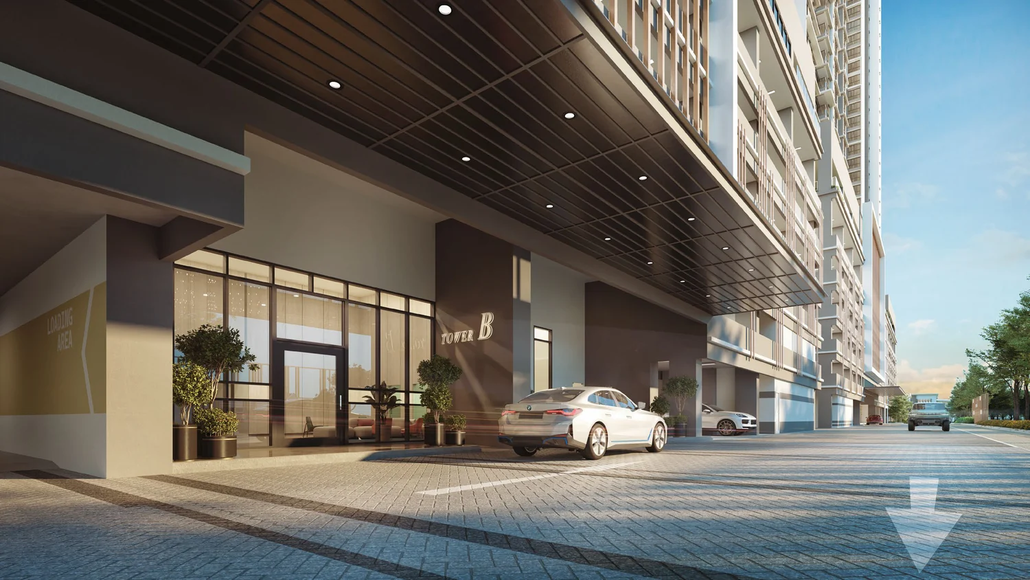 Mandolin Residences arrival drop-off