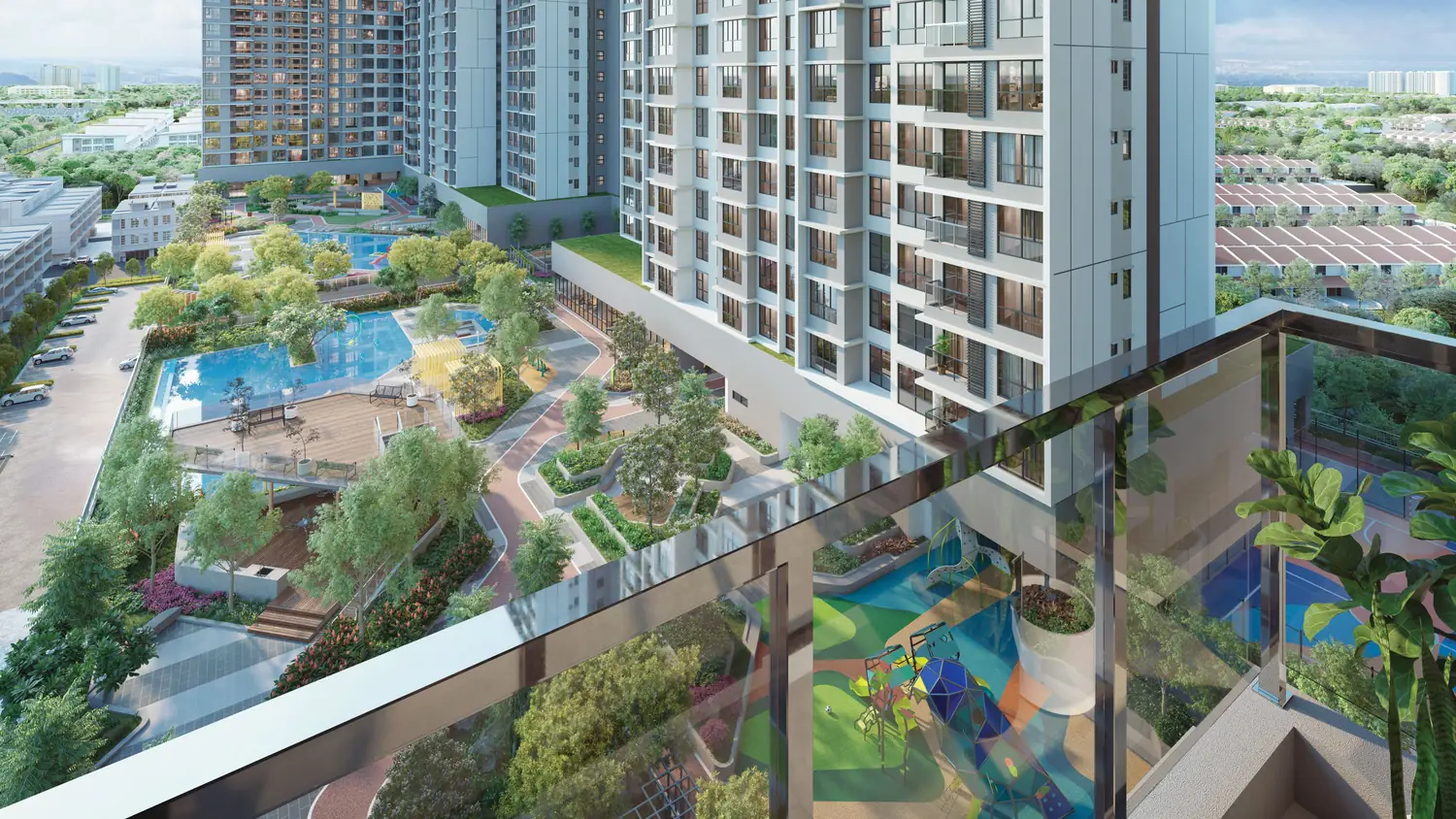 Mandolin Residences Level 6 facilities deck