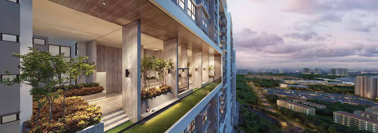 Mandolin Residences Sky Garden panorama