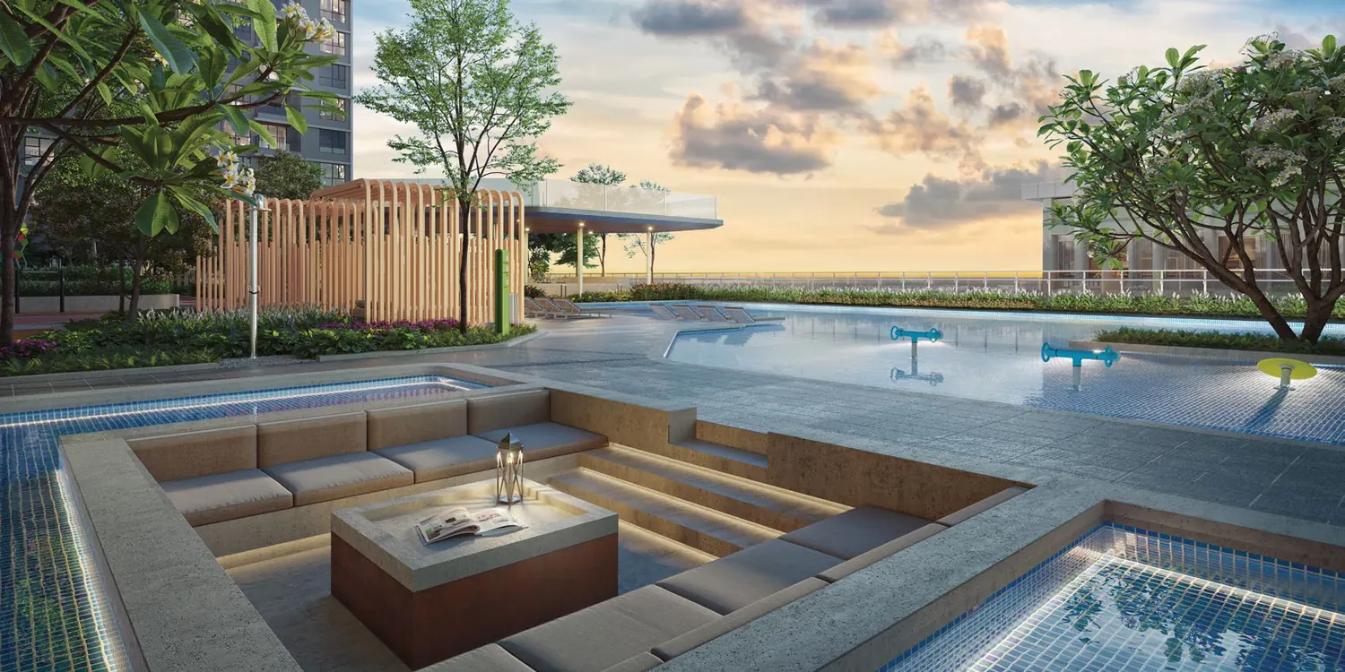 Mandolin Residences sunken lounge