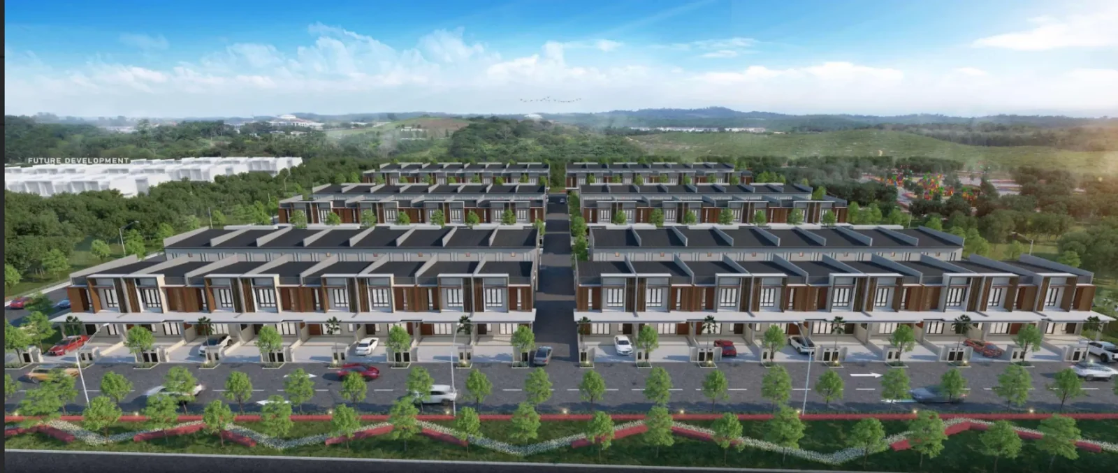 meadow heights aerial masterplan artist impression