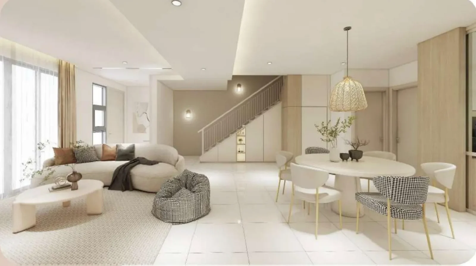meadow heights living and dining artist impression