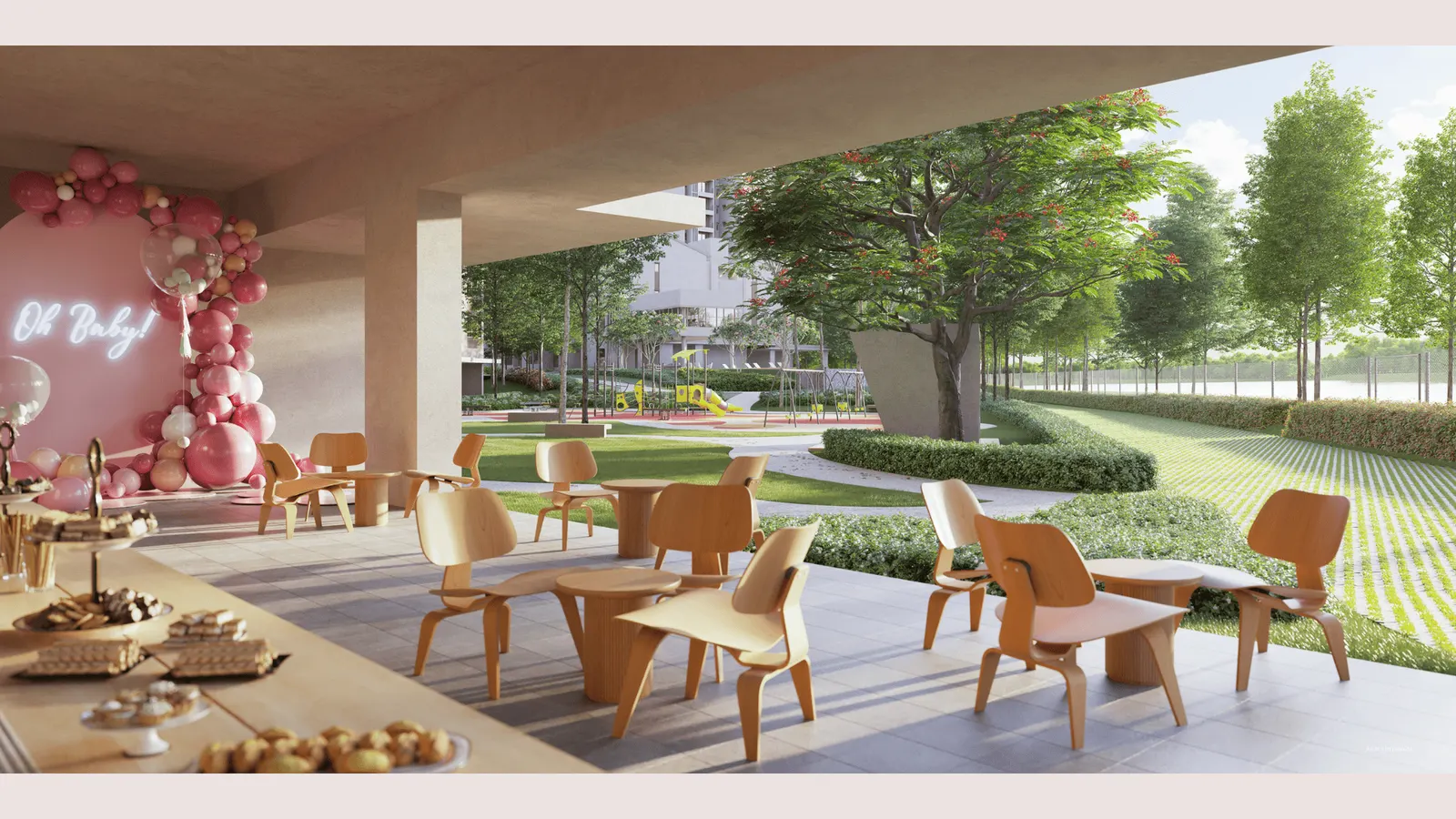 Myra Cove outdoor event space