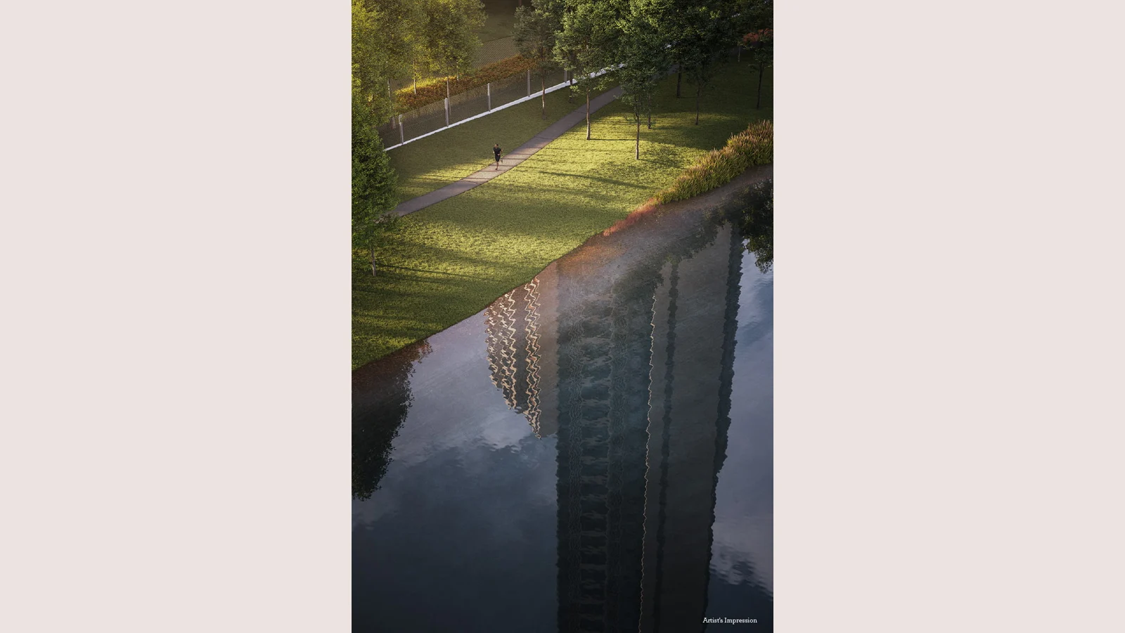 Myra Cove lakeside jogging path
