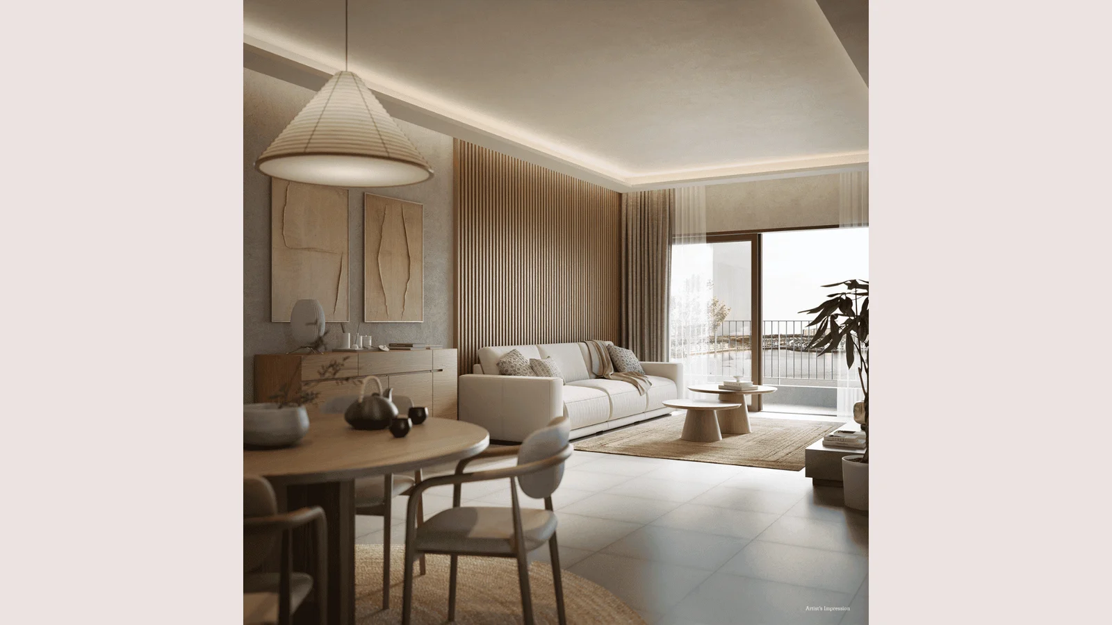 Myra Cove living room interior