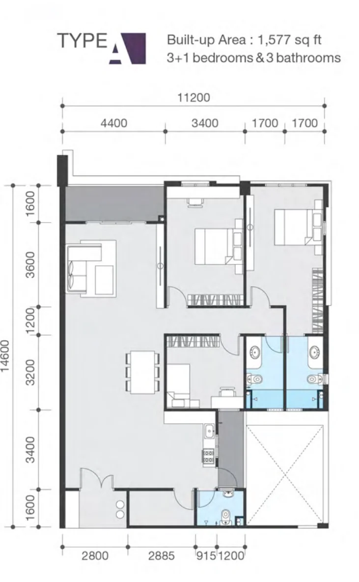 Type A Floor Plan