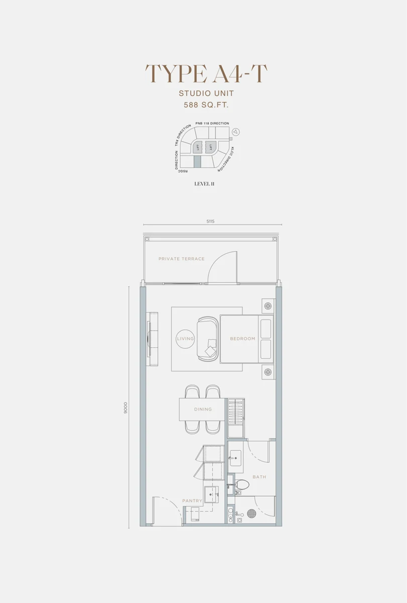 Type A4-T Floor Plan