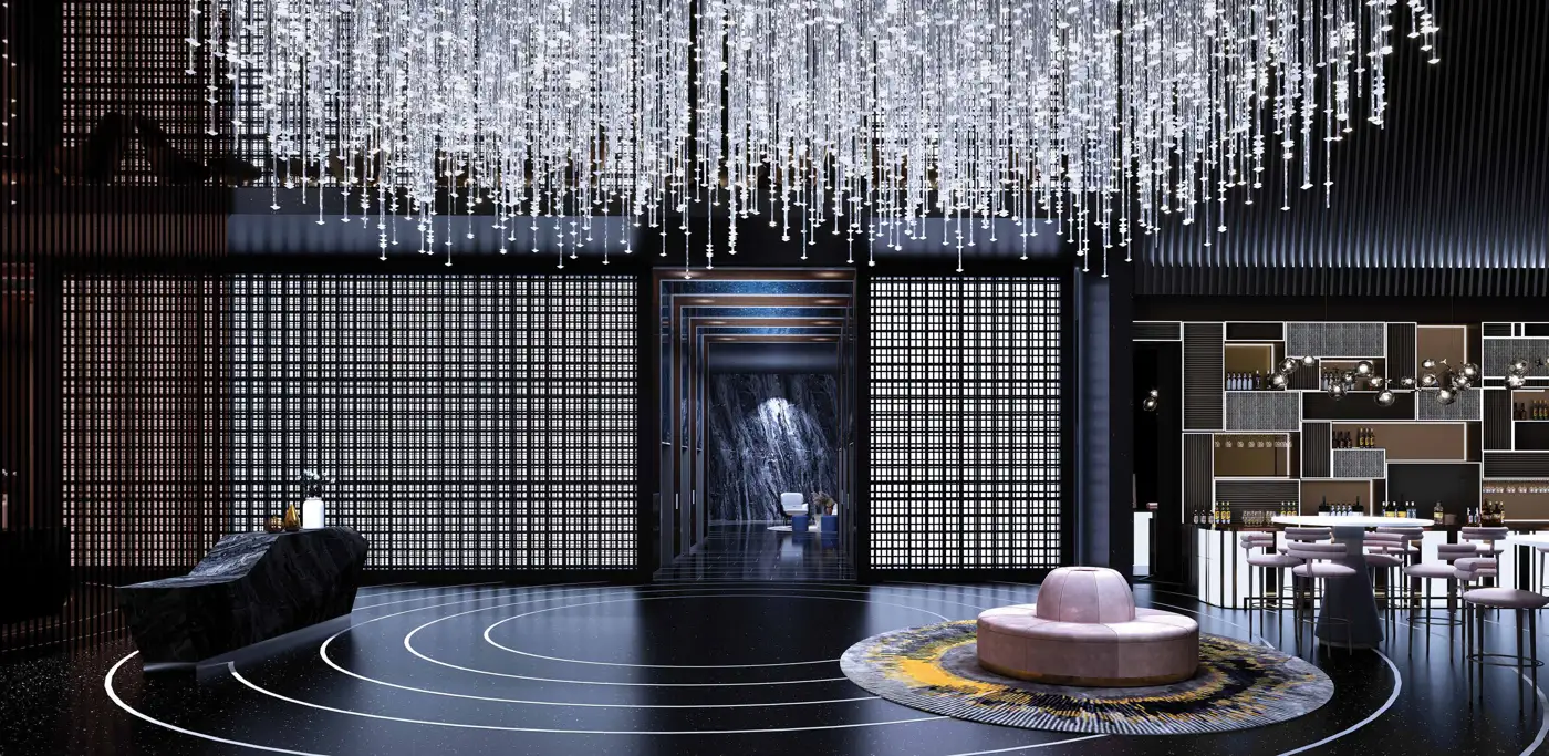 Orion Residence ground floor showcase and lobby feature
