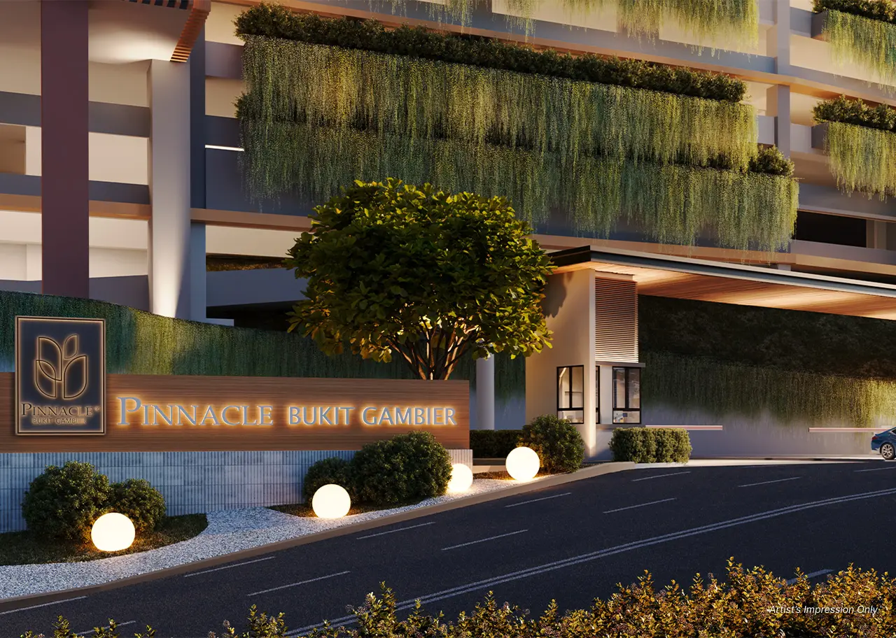 Pinnacle Bukit Gambier entrance statement and arrival