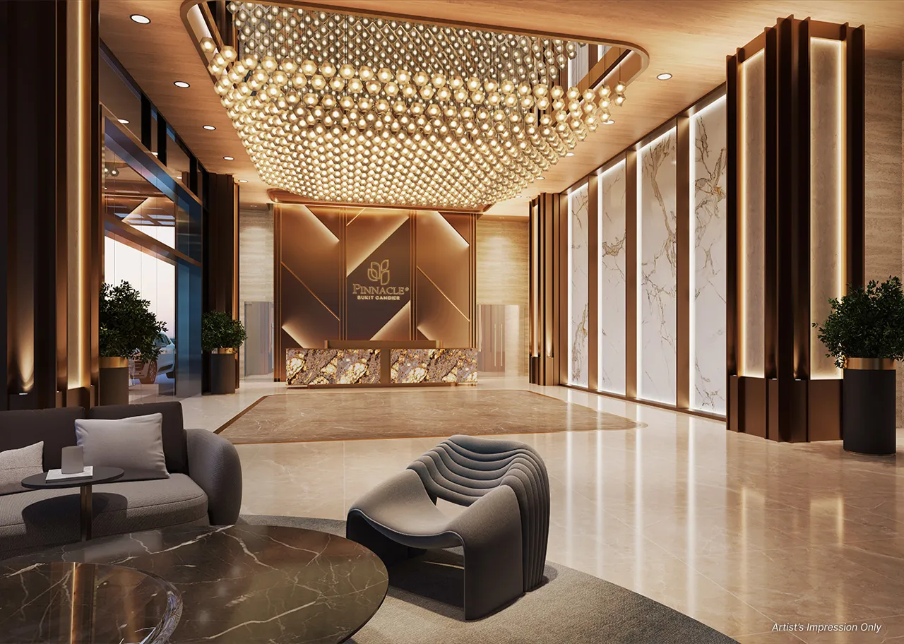 Pinnacle Bukit Gambier luxe lobby interior