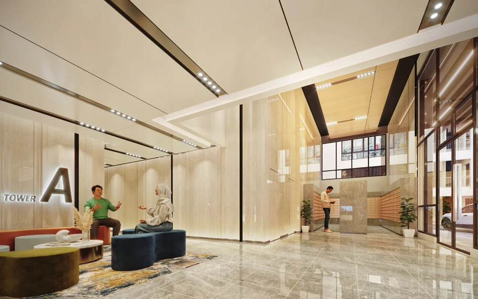 Ponderosa Regency lobby interior