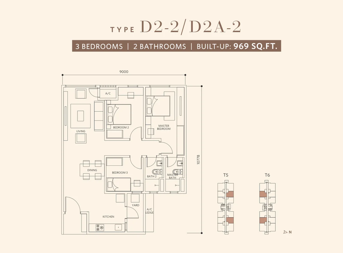 Type D2-2 Floor Plan