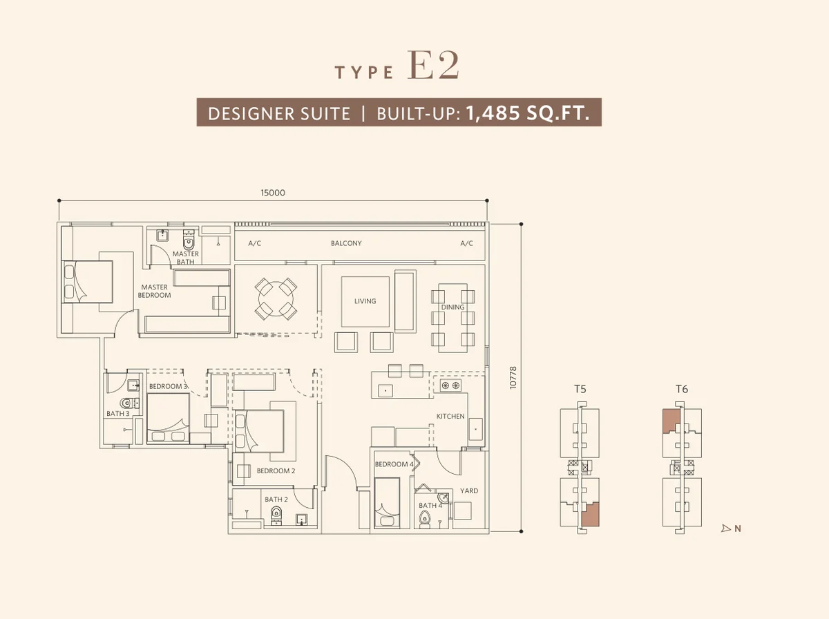 Type E2 Floor Plan