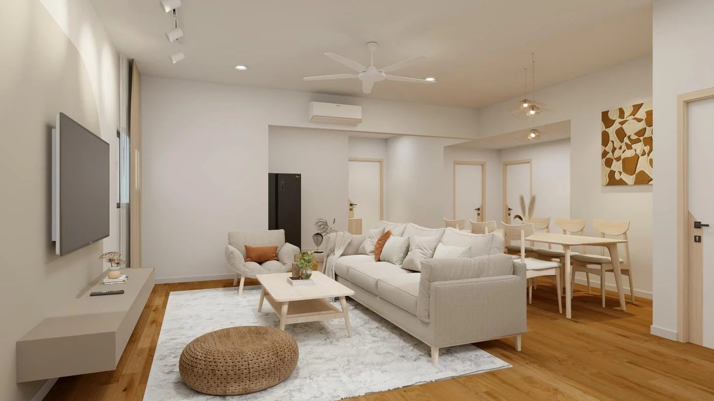 Sanderling Cyberjaya show unit living room