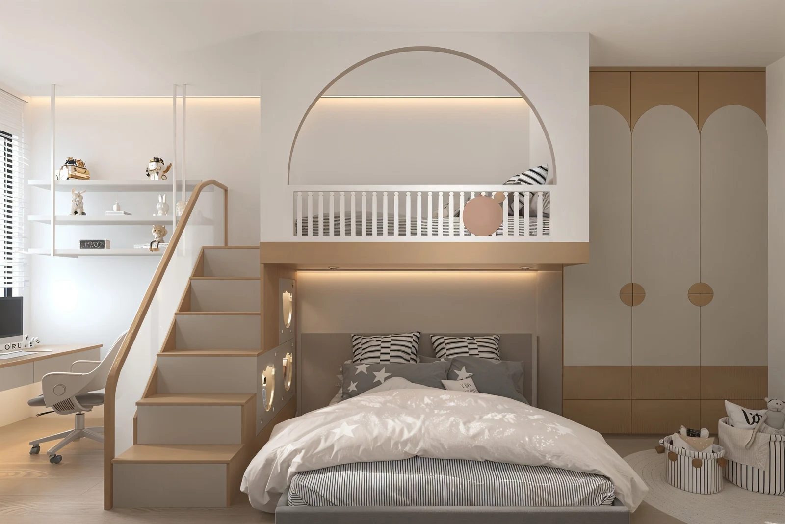 SA Terraces bedroom 2 with loft bed
