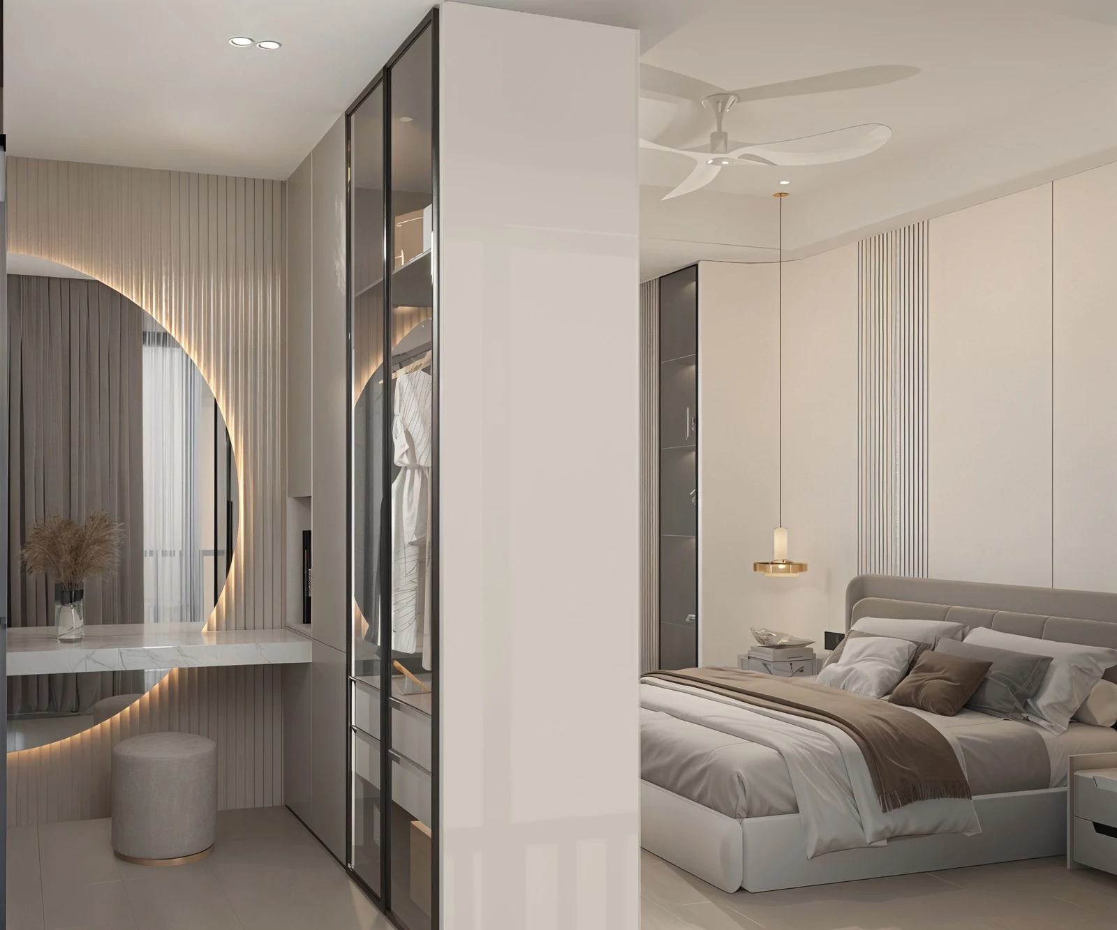 SA Terraces master bedroom closet