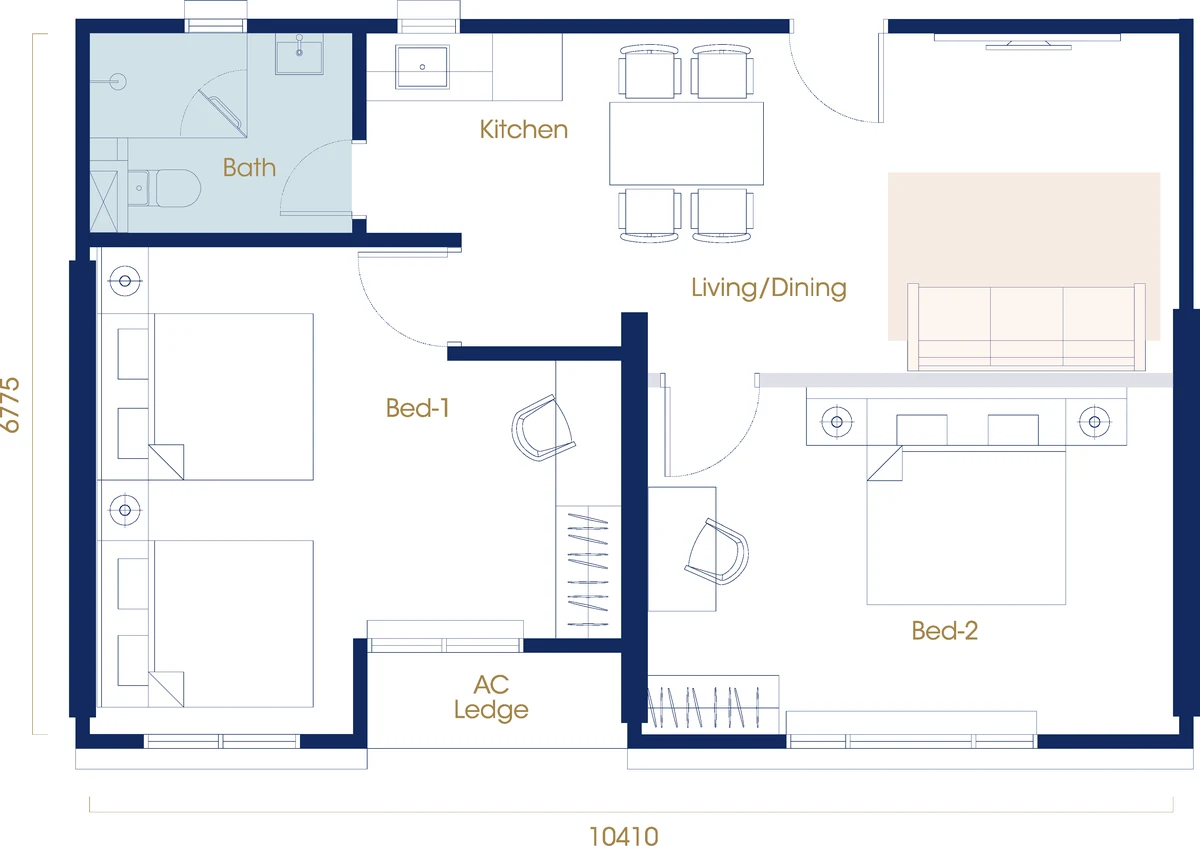 Type D1 Floor Plan