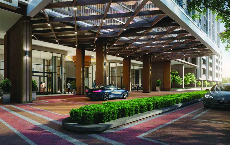 Senna Heights grand entrance drop-off