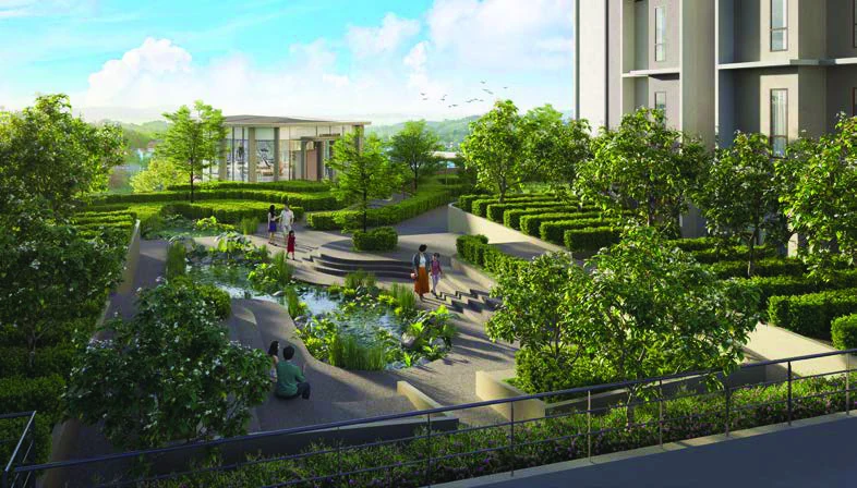 Senna Heights rooftop swimming pool
