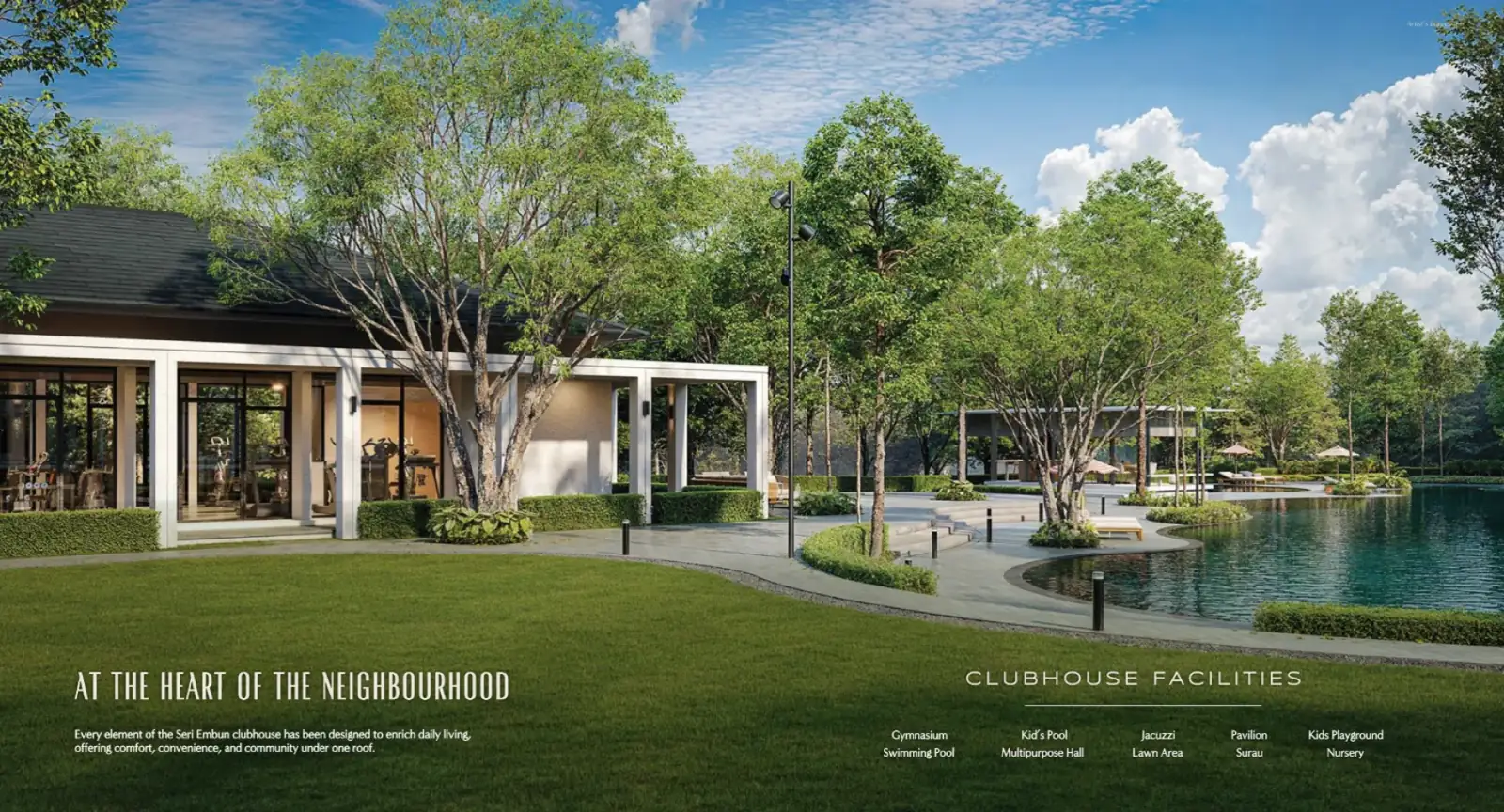 seri embun clubhouse pavilion artist impression