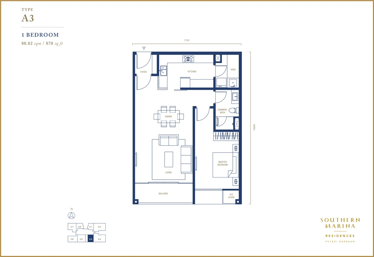 Type A3 Floor Plan