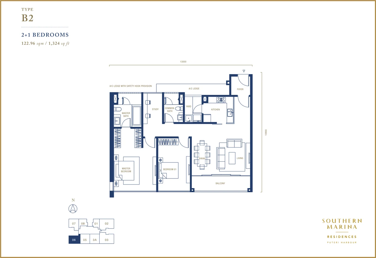 Type B2 Floor Plan