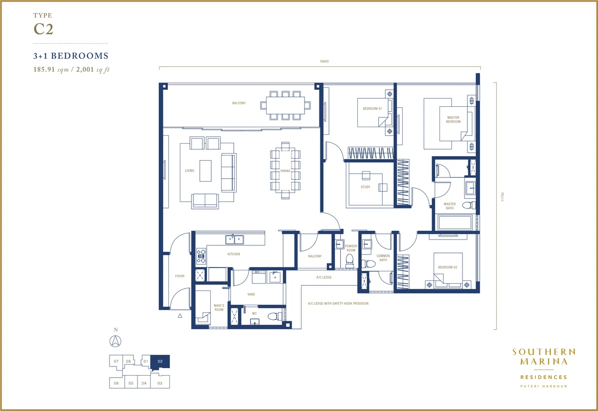 Type C2 Floor Plan