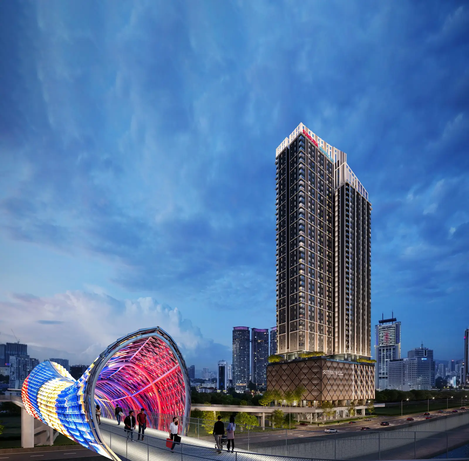 Sutera Suites Facade