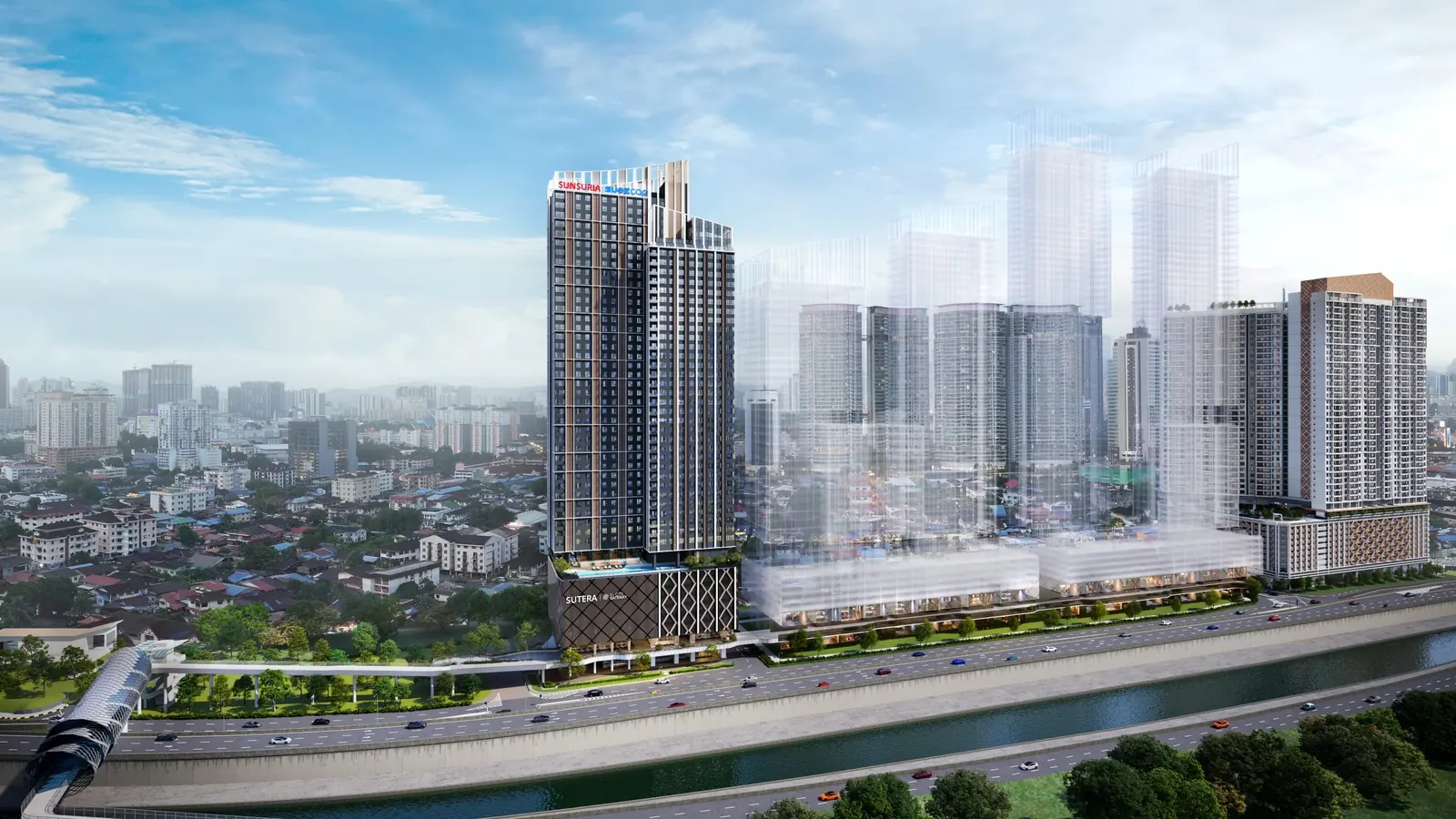 Sutera Suites Aerial View