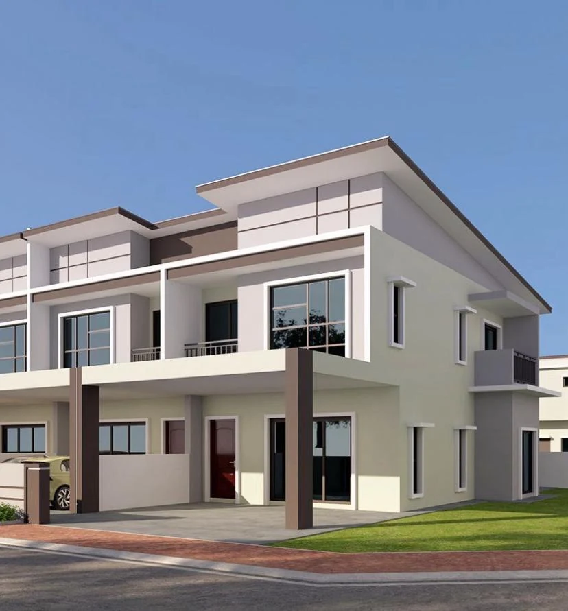Taman Lapangan Indah corner lot exterior
