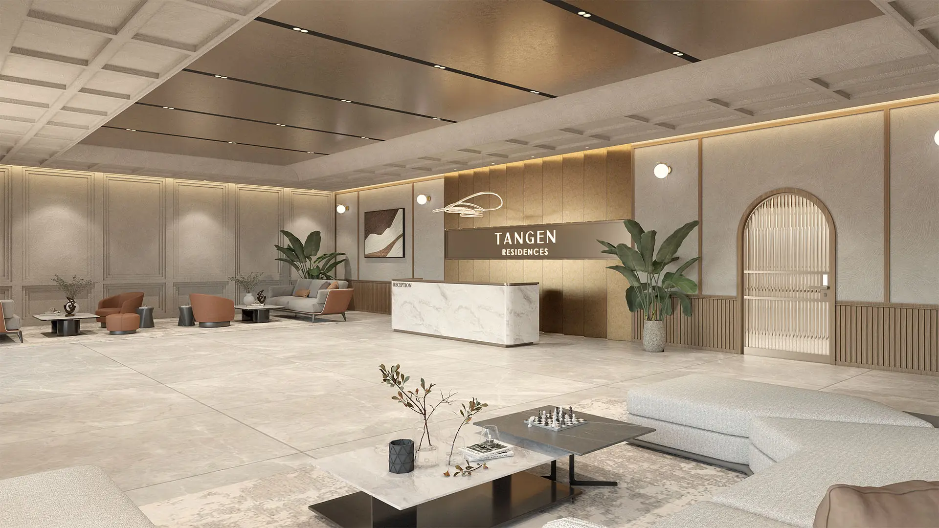 Tangen Residences lobby lounge