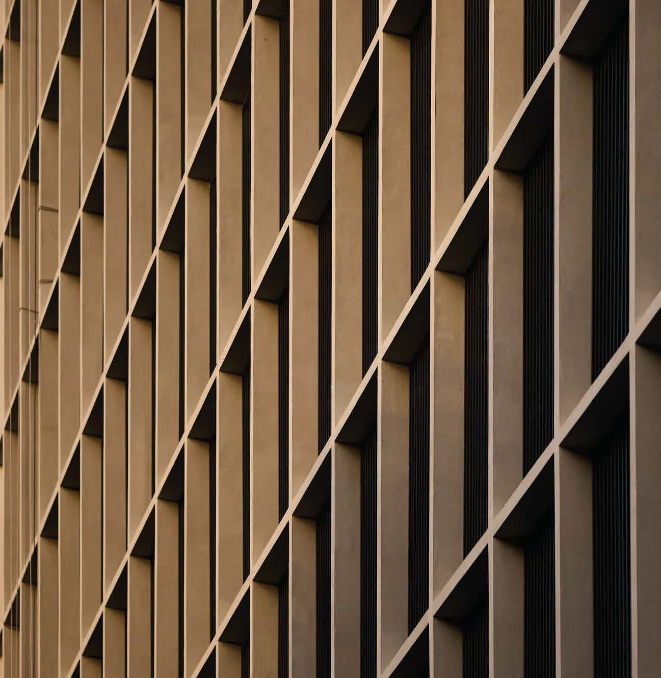The Conlay picture-framed facade fin detail