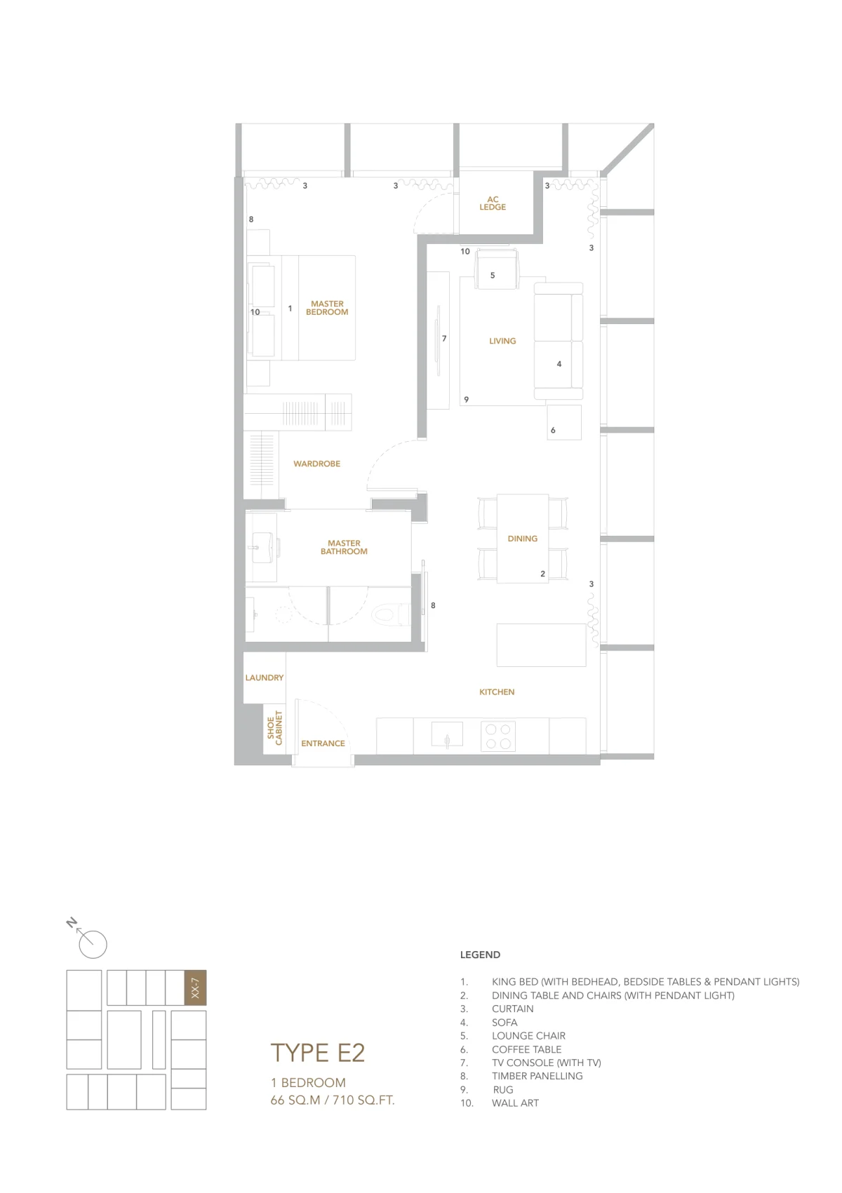 Type E2 Floor Plan