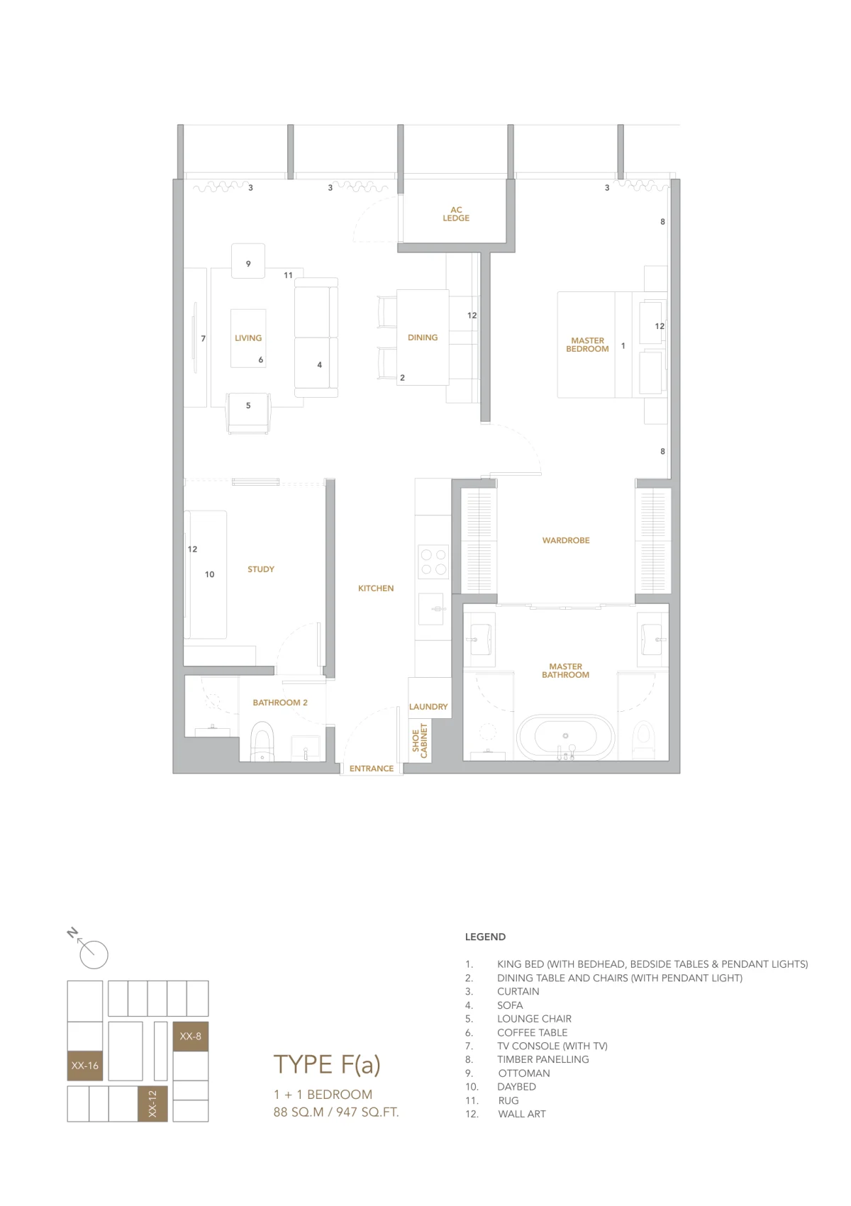 Type F(a) Floor Plan