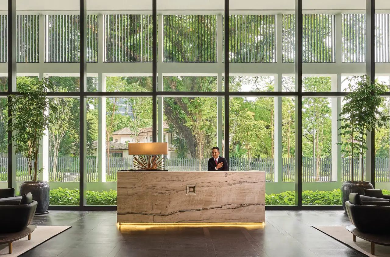 The Conlay grand lobby reception