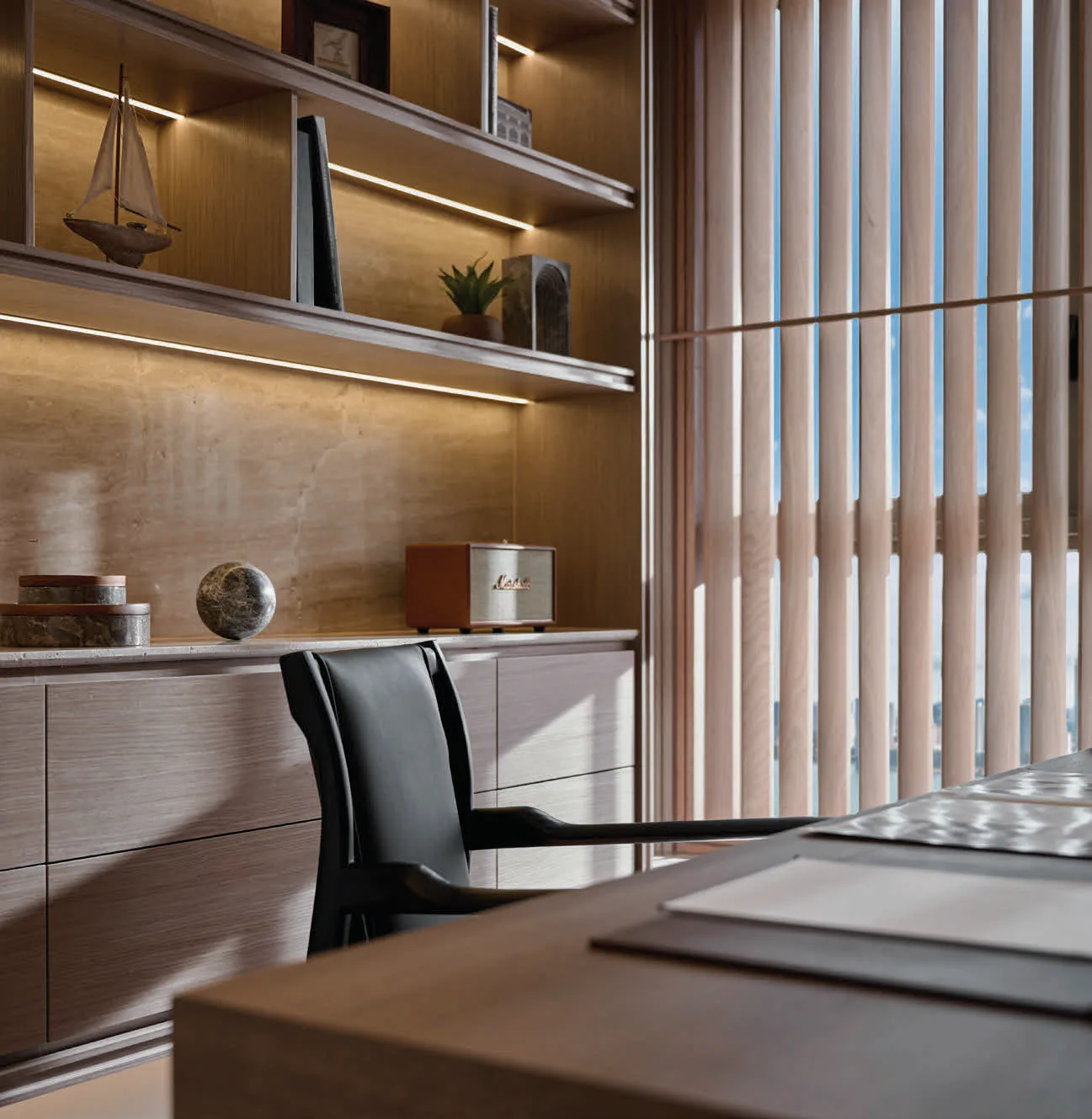 The Conlay interior timber joinery detail
