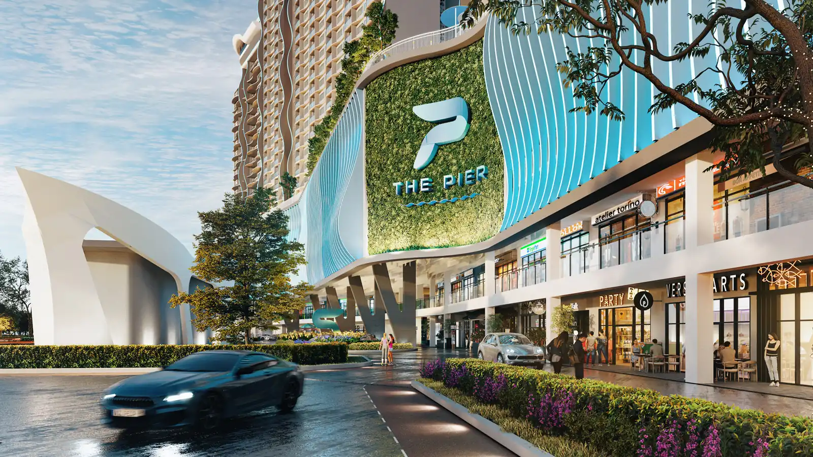 The Pier retail frontage