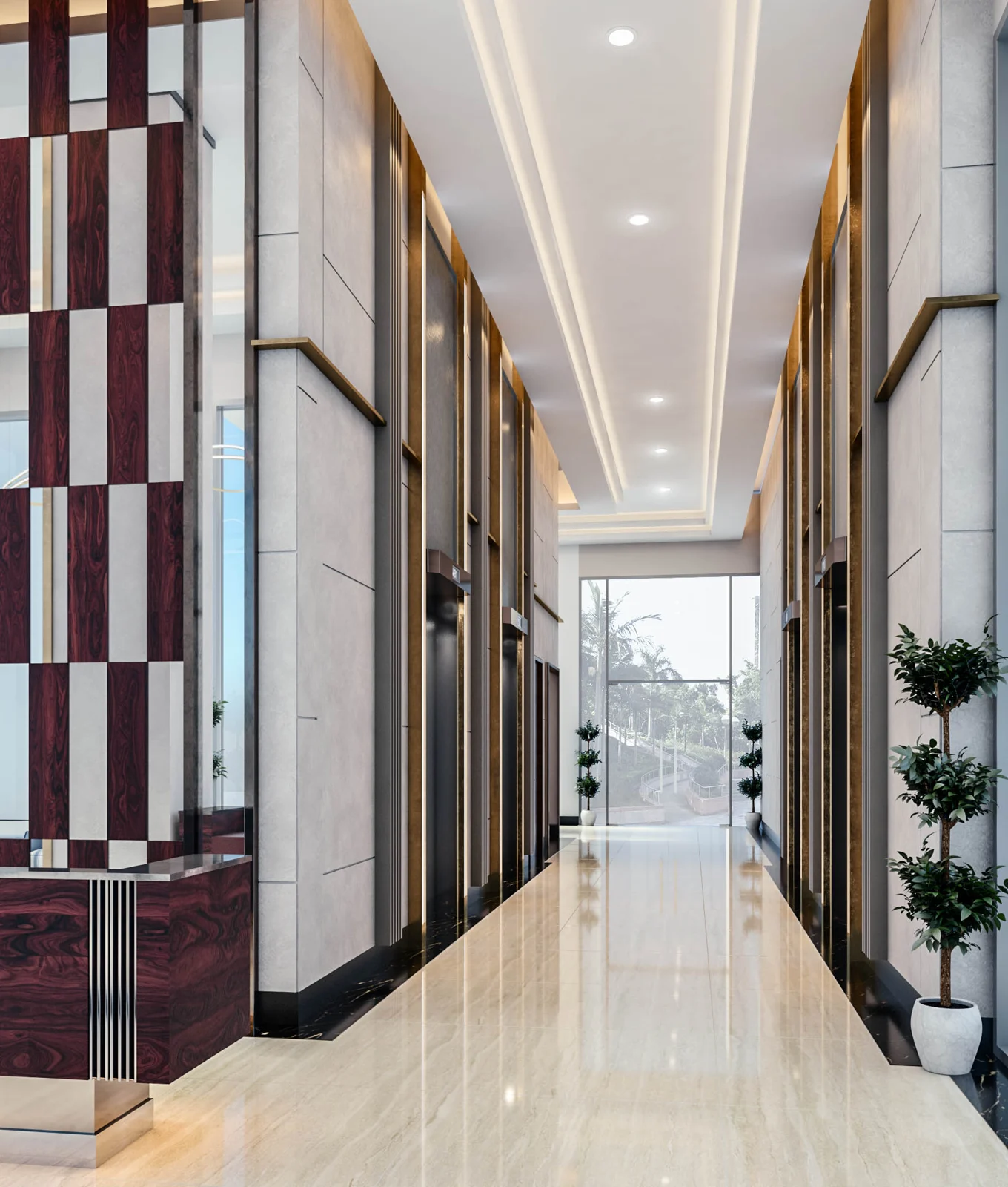 Tria Seputeh Cavi lift lobby