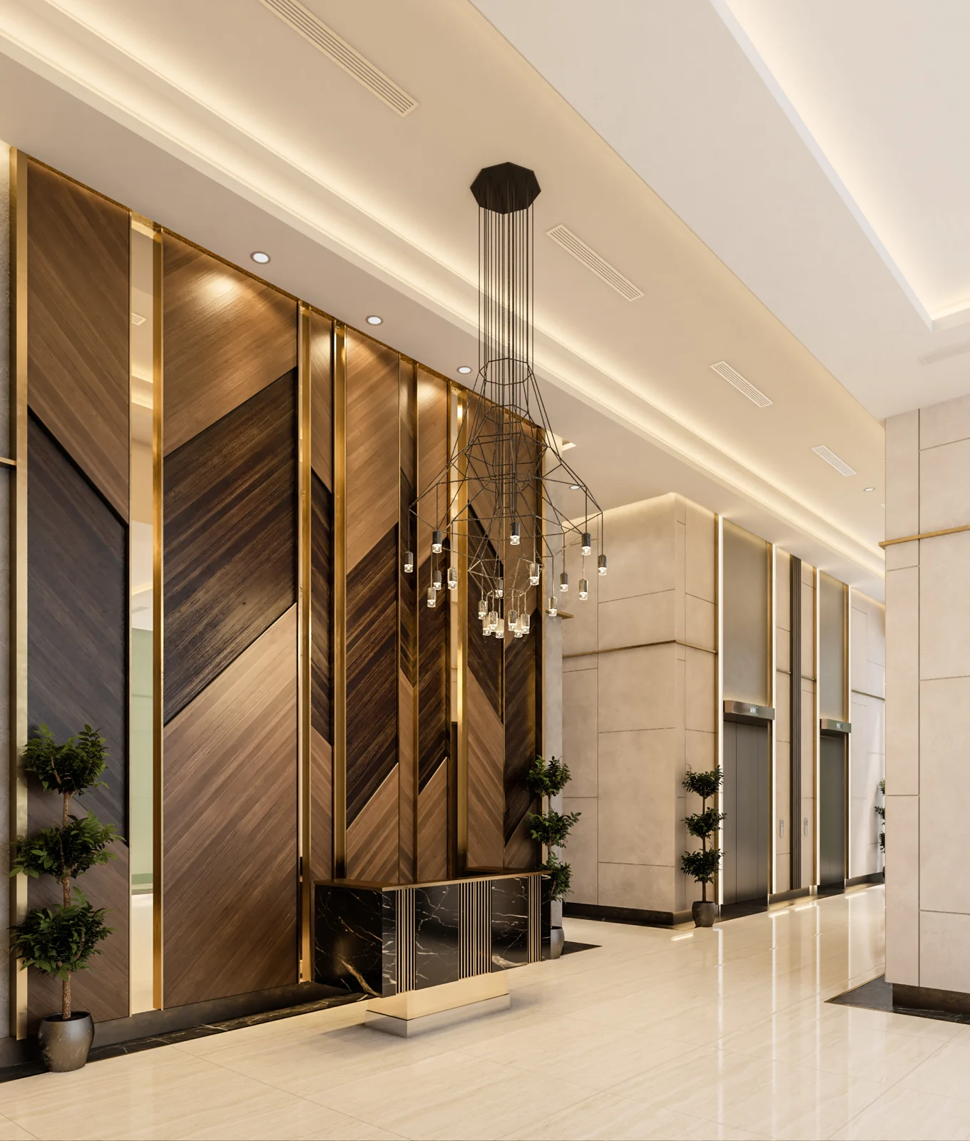 Tria Seputeh Ebon tower lobby
