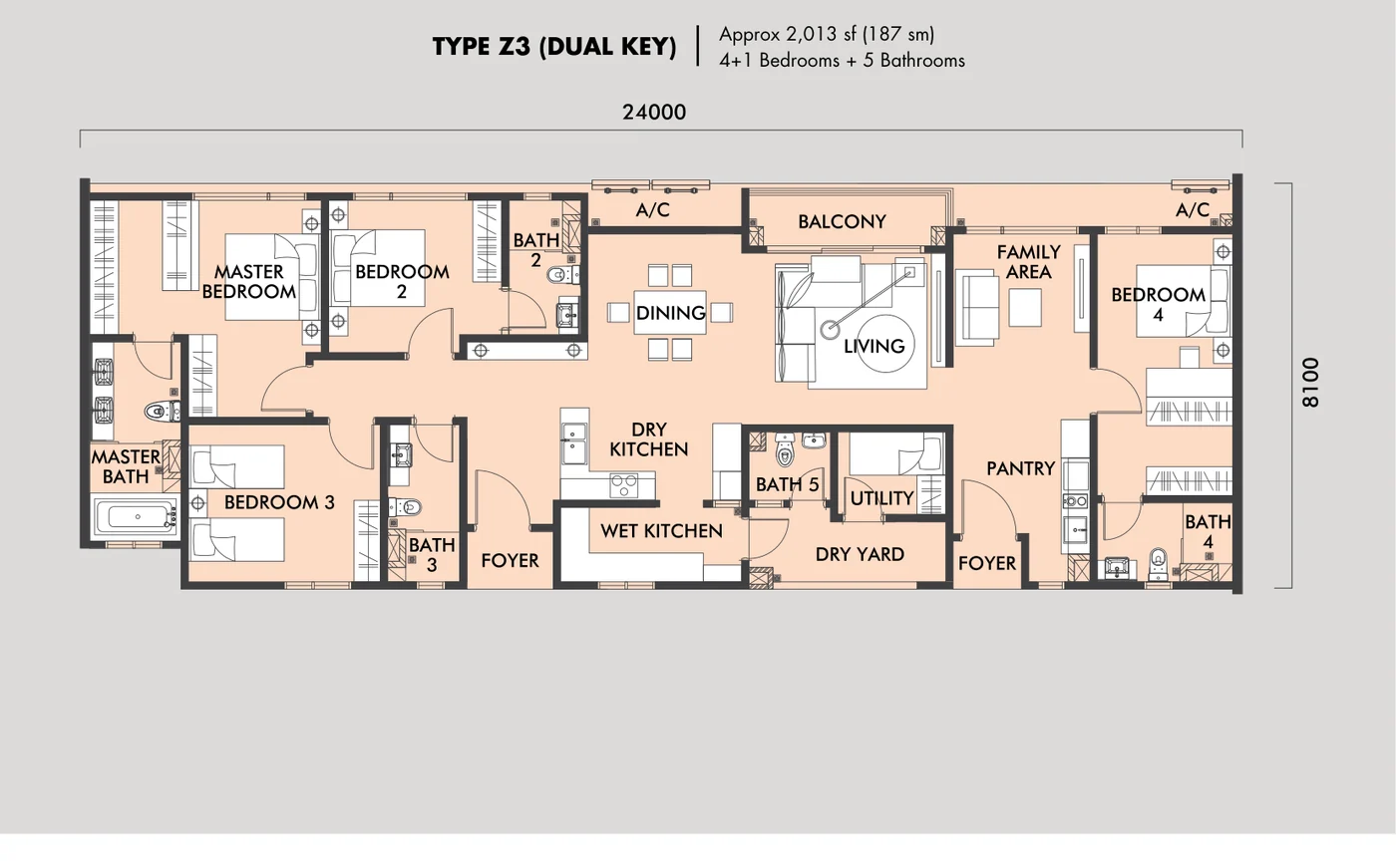 Type Z3 Floor Plan