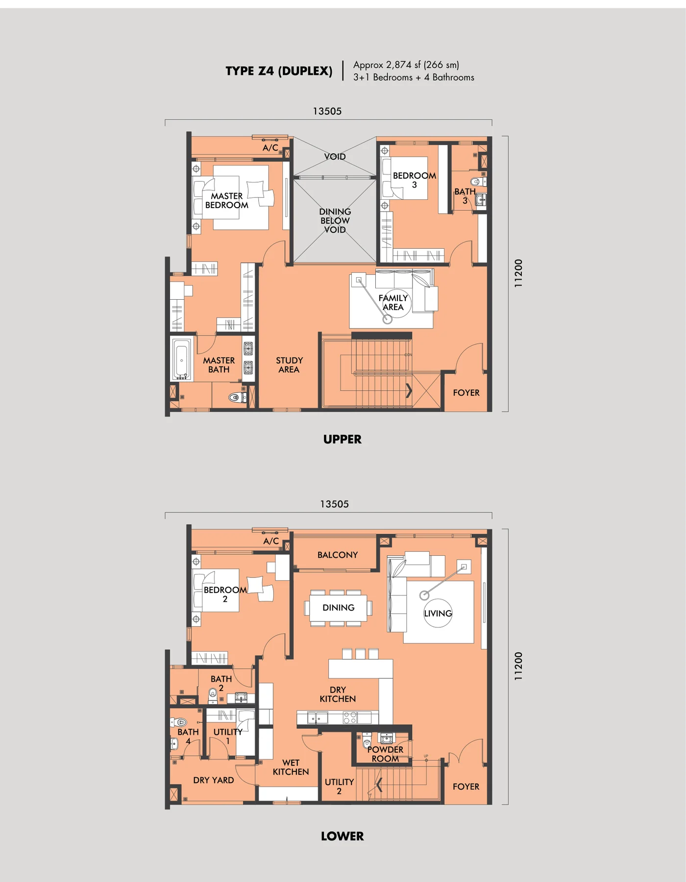 Type Z4 — 2874 sqft