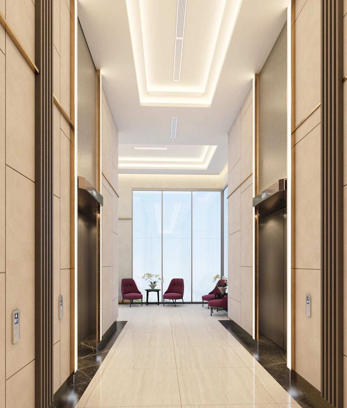 Tria Seputeh Pelto tower corridor