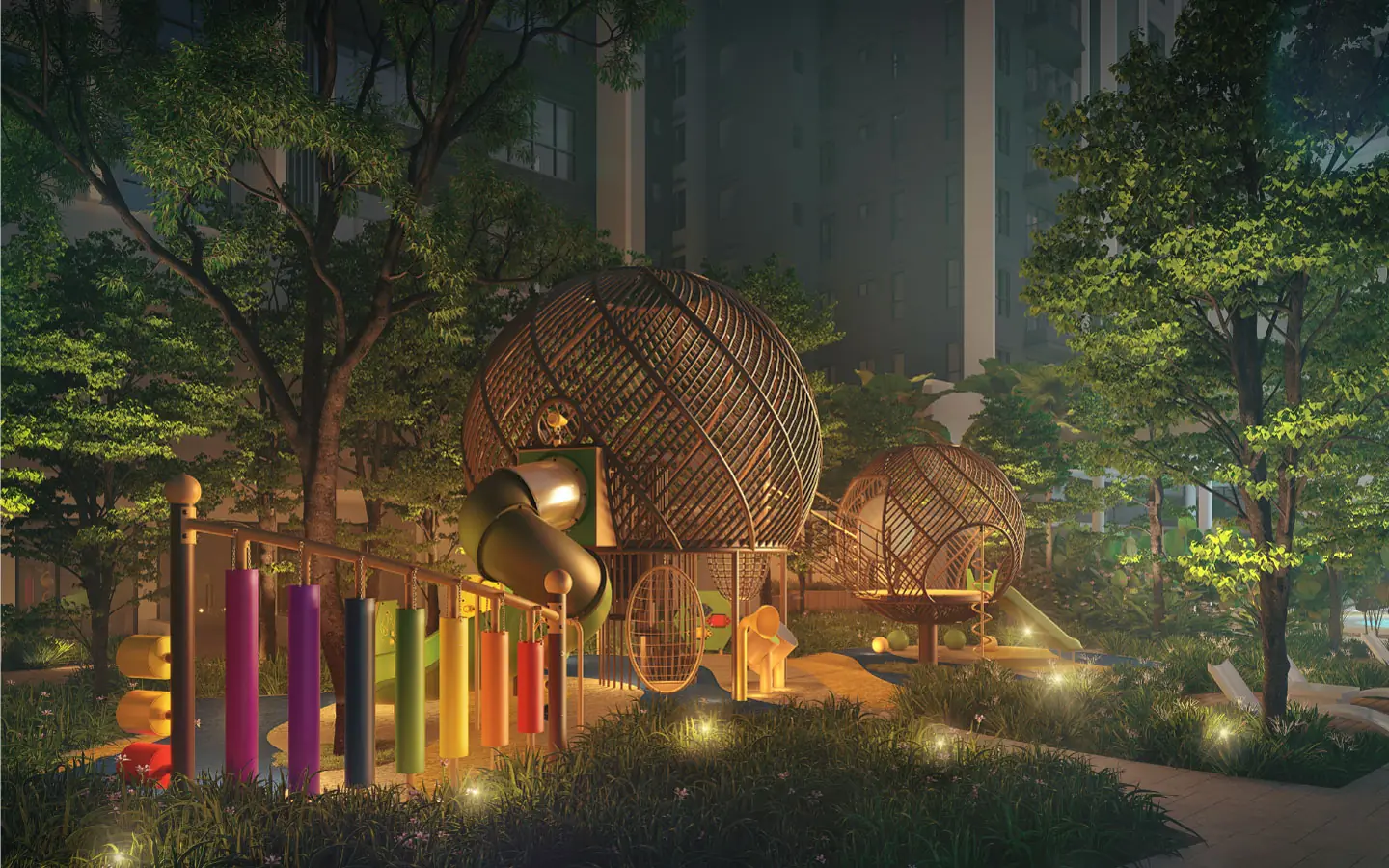 Trinity Rainfora Nature Playscape children's play area