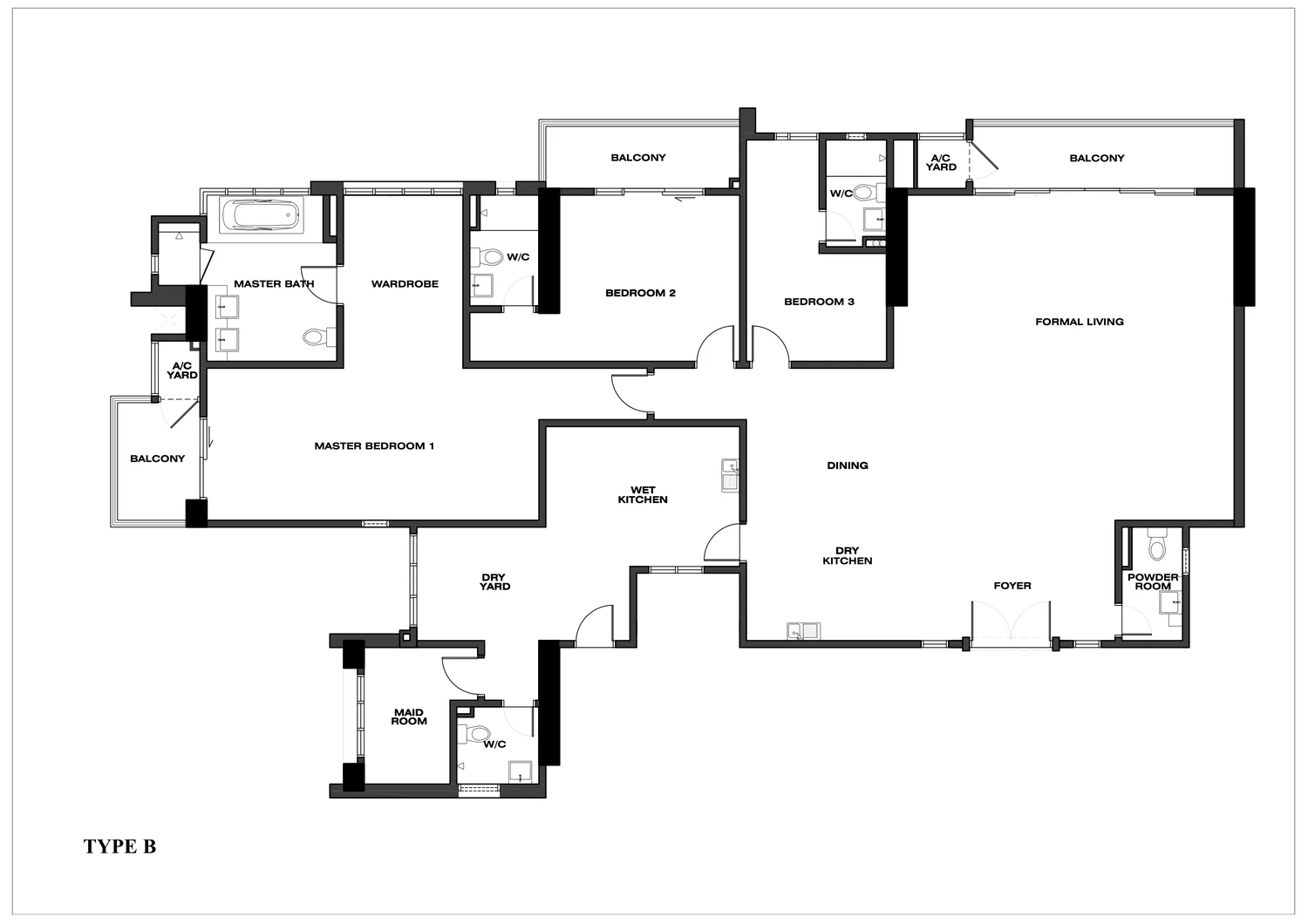 Type B — 2670 sqft